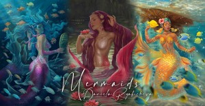 Русалки, техника digital art