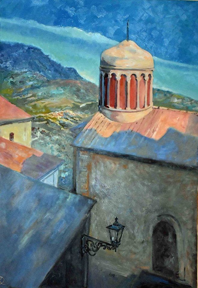 Даниэла Рябичева картина для Музея в Санта Северине
